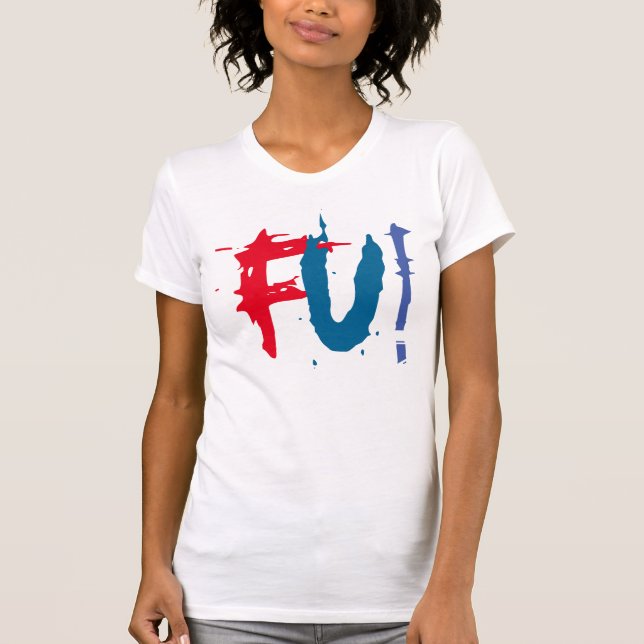 FU Fcuk med T-shirt-coola-grafik T Shirt (Framsida)