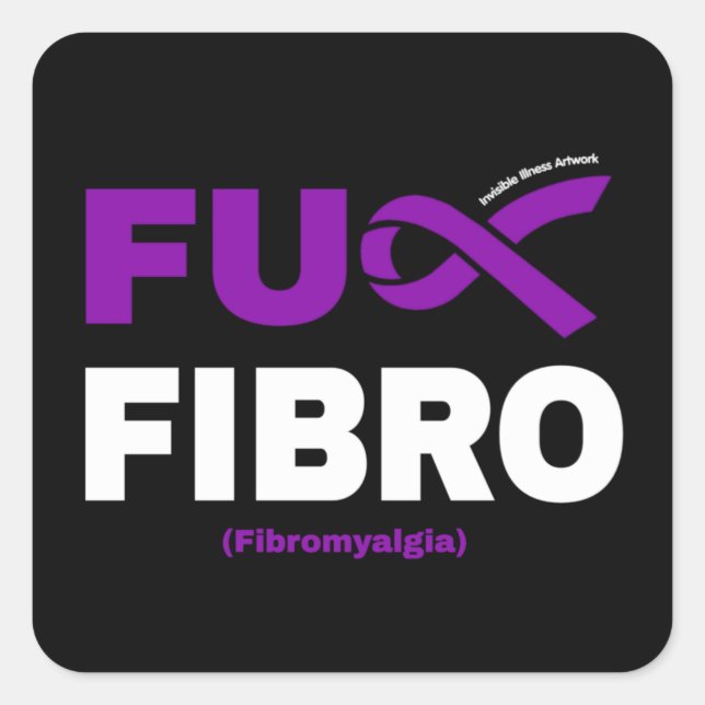 FU FIBRO FYRKANTIGT KLISTERMÄRKE (Framsida)