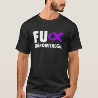 FU Fibromyalgia Lila Ribbon - Fibro T Shirt