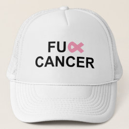 FU ** För bröstcancerband för cancer rosa hatt Keps