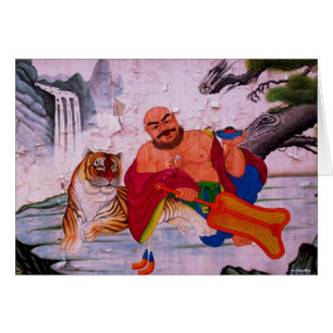Fu Hu Luohan Card Hälsningskort