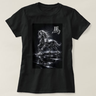 Fu kinesisk Zodiak År för hästen 0046424 T Shirt