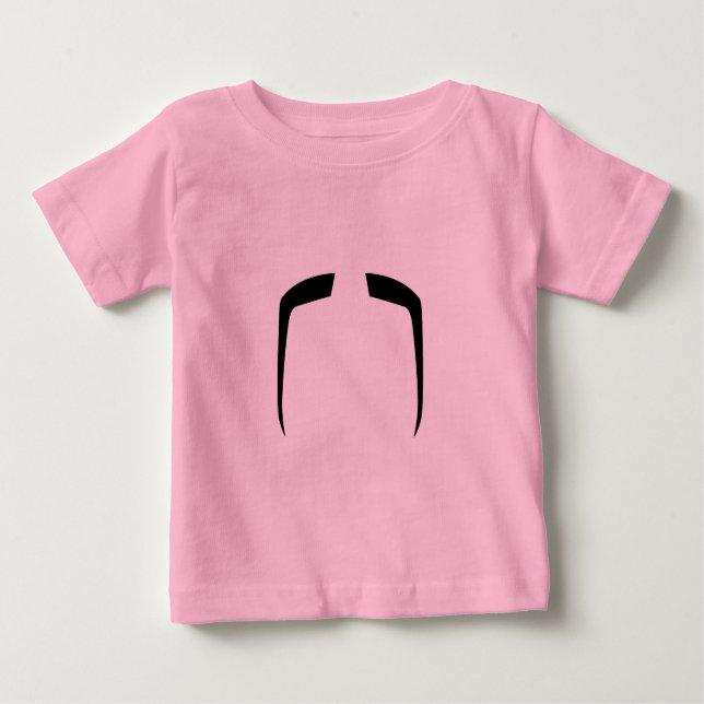Fu Manchu Mustache T-shirt (Framsida)