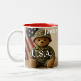 Fu patriotisk kaffemugg