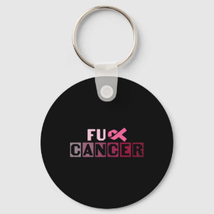 FU Rosa Ribbon Breast Cancer Awareness Nyckelring