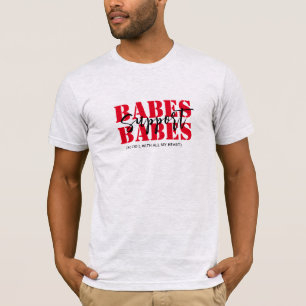 \fuBabes support Babes med allt mitt hjärta T Shirt