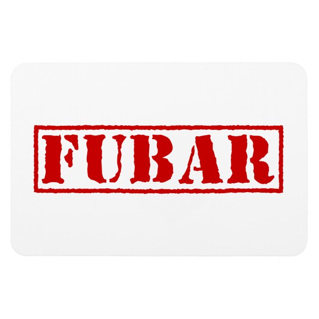 FUBAR MAGNET (Horisontell)