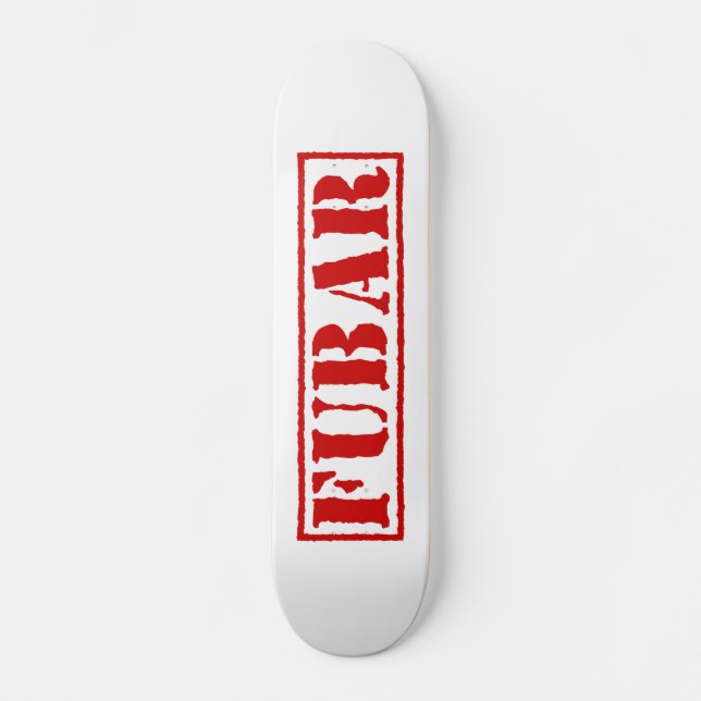 FUBAR MINI SKATEBOARD BRÄDA 18,5 CM (Framsida)