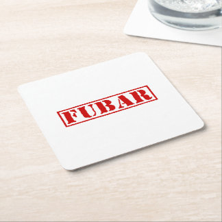 FUBAR UNDERLÄGG PAPPER KVADRAT