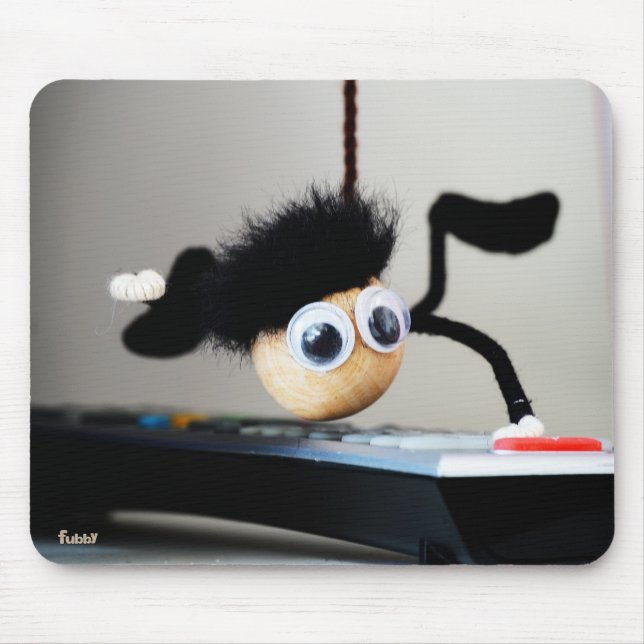 Fubby hangend als de scene van Tom Cruise. Musmatta (Framsidan)