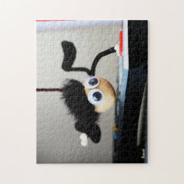 Fubby hangend als de scene van Tom Cruise. Pussel