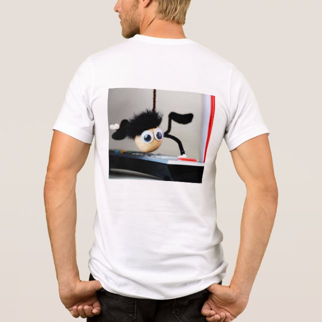 Fubby hangend als de scene van Tom Cruise. T Shirt (Baksida)