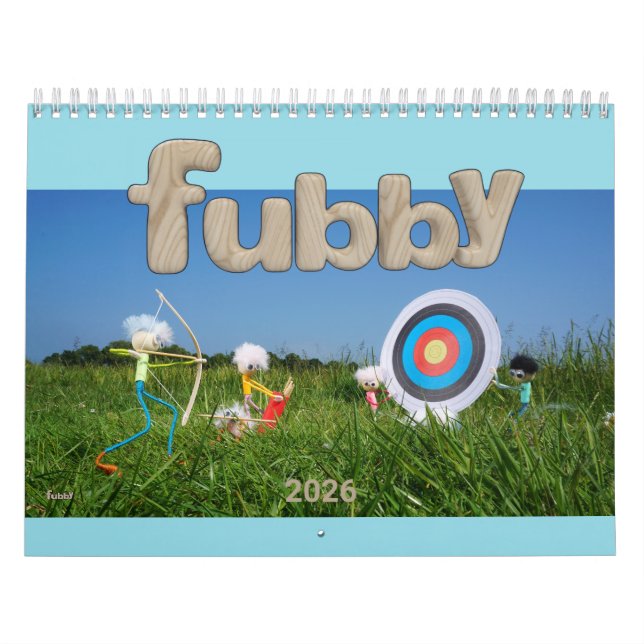 Fubby kalender voor 2026, positieve vibe ! (Omslag)