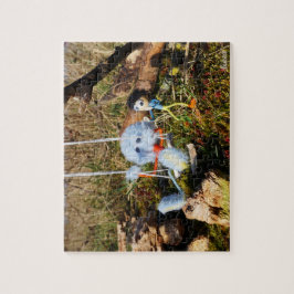 Fubby monster op de schommel. pussel