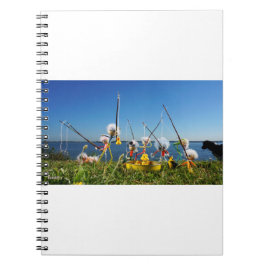 Fubby's actief met het hengelspel. anteckningsbok