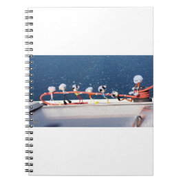 Fubby's die een lijn lieren van een Zeilboot. Anteckningsbok