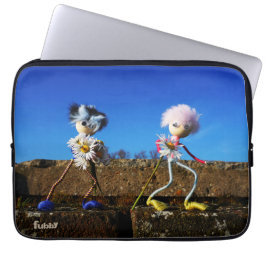 Fubby's die elkaars Valentijn zijn. Laptop Fodral