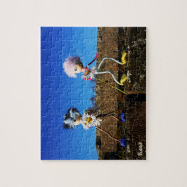 Fubby's die elkaars valentijn zijn. pussel