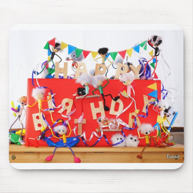 Fubby's die feest vieren voor verjaardag. musmatta (Framsidan)