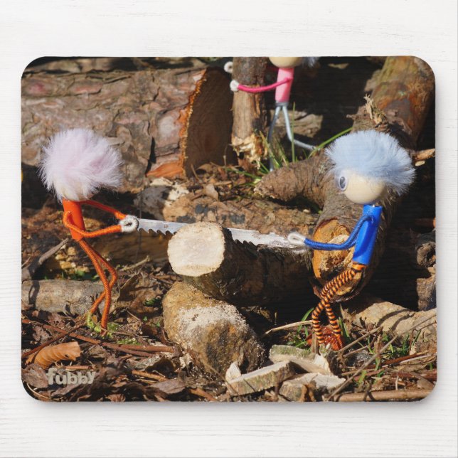 Fubby's die hout zagen. musmatta (Framsidan)