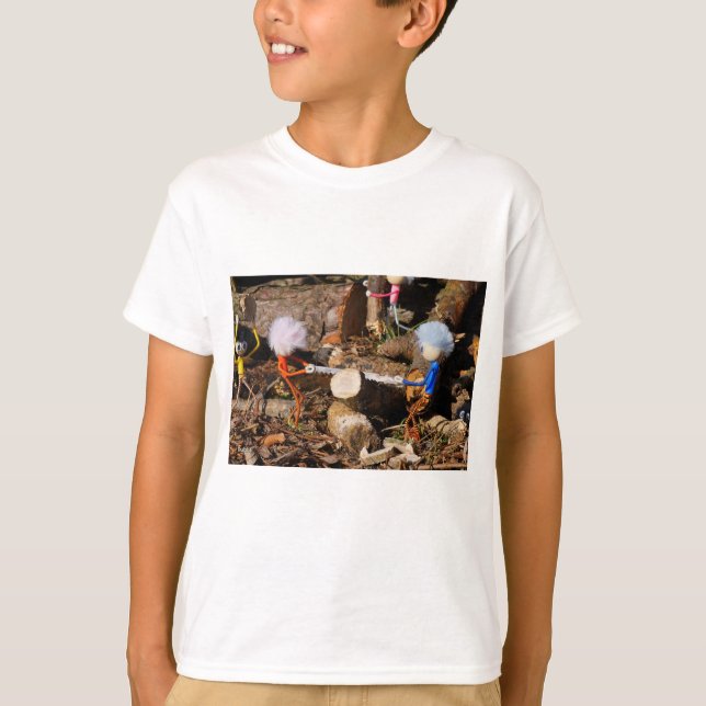 Fubby's die hout zagen. t shirt (Framsida)