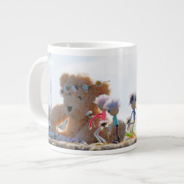 Fubby's die madeliefjes naar een Beer brengen. Jumbo Mugg