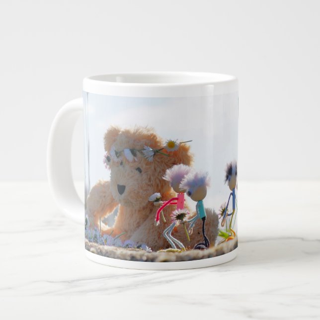 Fubby's die madeliefjes naar een Beer brengen. Jumbo Mugg (Framsida vänster)