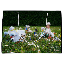 Fubby's die met vakantie kamperen.