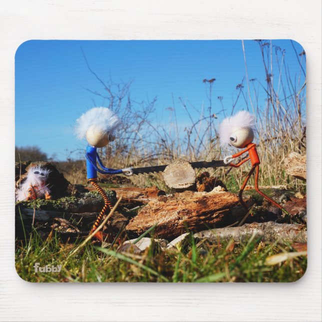 Fubby's die stam van boom doorzagen. musmatta (Framsidan)