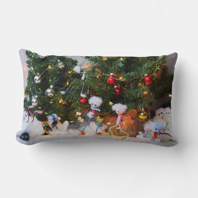 Fubby's in Winterwonderland. Lumbarkudde (Framsida)