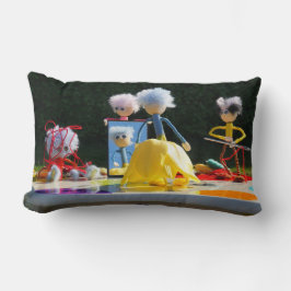 Fubby's met Tulpen jurk bij atelier. Lumbarkudde