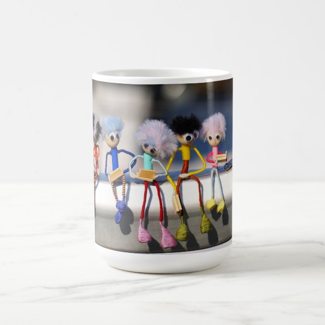 Fubby's op giek in 'Manhatten' poster. Kaffemugg (Center)