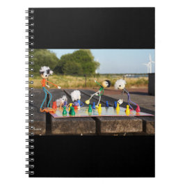 Fubby's spelen 'mens erger je niet !'. anteckningsbok