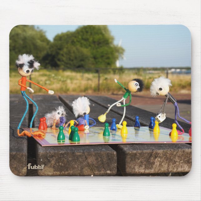 Fubby's spelen 'mens erger je niet !'. musmatta (Framsidan)