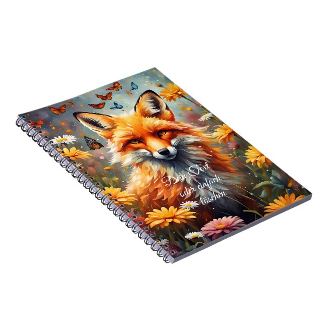 Fuchs auf der Wiese Anteckningsbok (Högra Sidan)