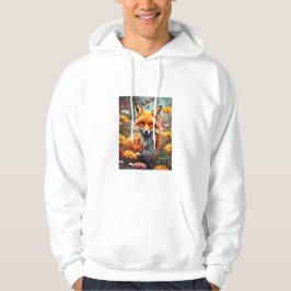 Fuchs auf der Wiese Hoodie