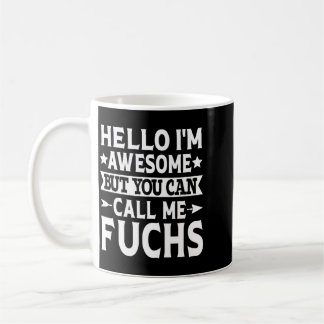 Fuchs Efternamn Ring Fuchs Familj Team Efternamn Kaffemugg
