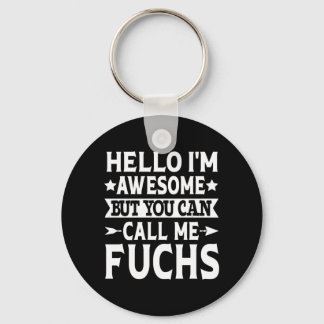 Fuchs Efternamn Ring Fuchs Familj Team Efternamn Nyckelring