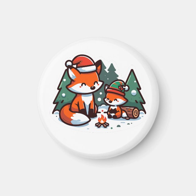 Fuchs Familie Magnet (Framsidan)