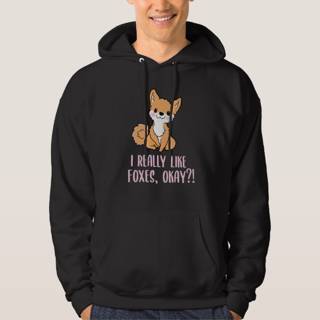 FUCHS Lustigt Hoodie (Framsida)