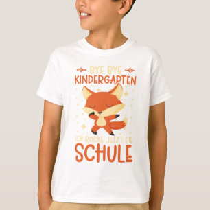 Fuchs Schulkind Jungen Mädchen Schulanfang T Shirt
