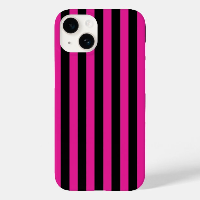 Fuchsia and black candy stripes (Baksida)