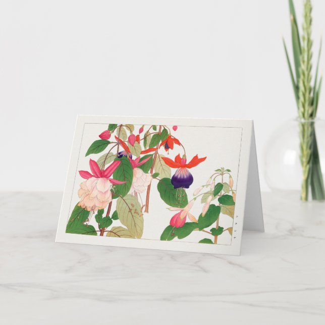 Fuchsia av Tanigami Konan Kort (Framsida)