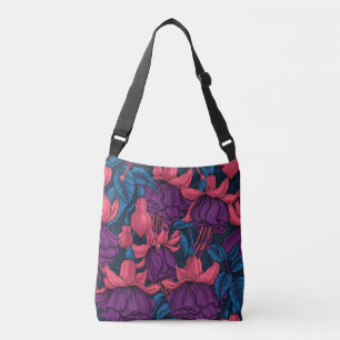 Fuchsia (blått och lila) axelväska