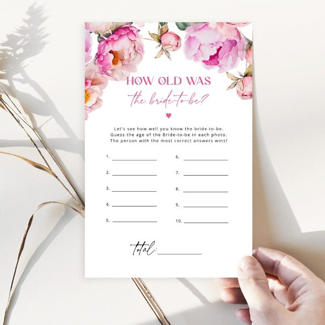 Fuchsia blommigt Hur gammal var bruden? (Skapare uppladdad)