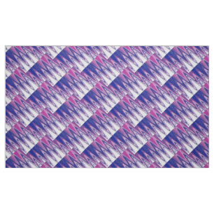 Fuchsia blue grått tyg