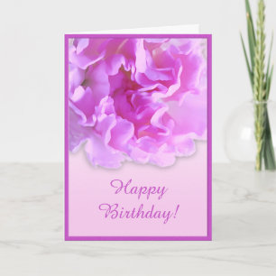 Fuchsia Carnation Card Kort