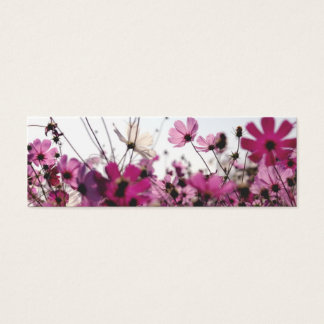 Fuchsia Chamomile Bookmark (Anpassade) Litet Visitkort