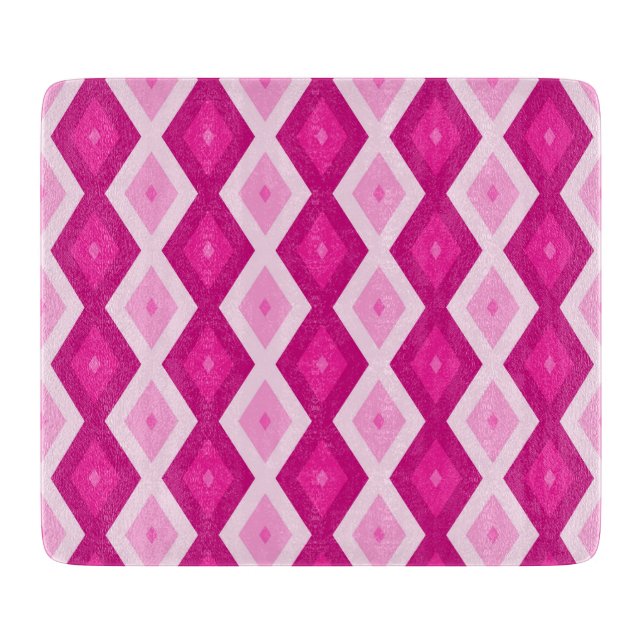 Fuchsia diamant mönster (Framsidan)