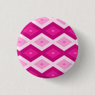 Fuchsia diamant mönster knapp